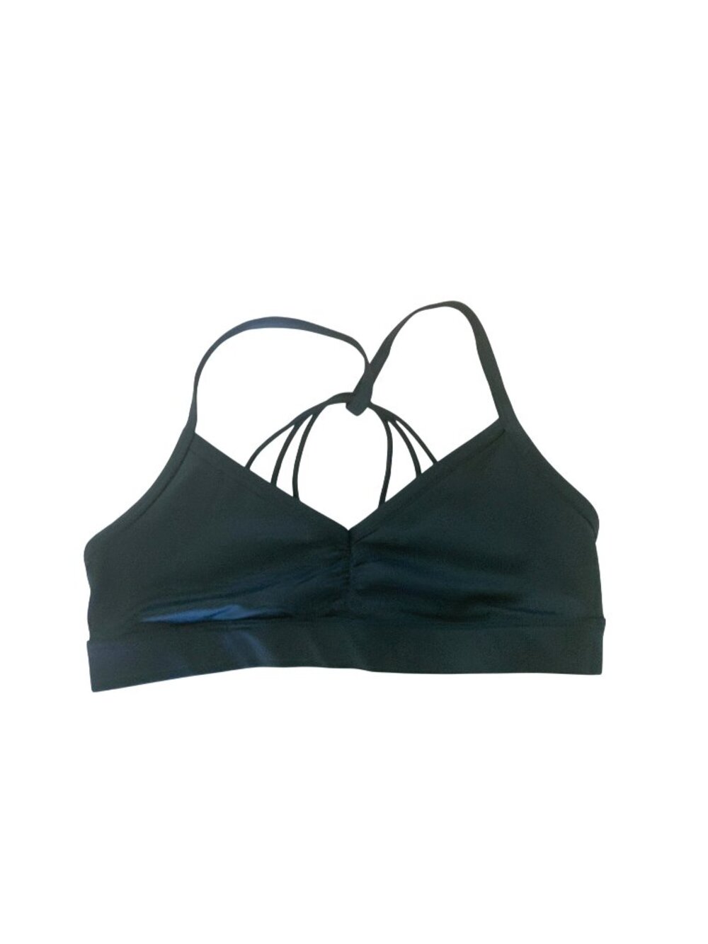 Alo Strappy Blue-Green Sports Bra